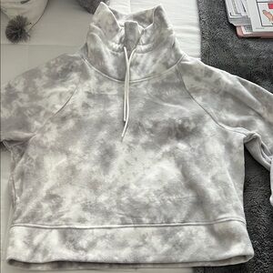 Gray Tie-Dye Hoodie